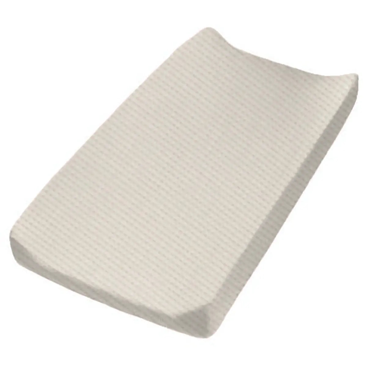 Coco Waffle Ivory Changing Pad Cover - Everetts Place