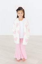 Polyester Cozy Cardigan - Heart Print by Mila & Rose ® (view 5 of 7)
