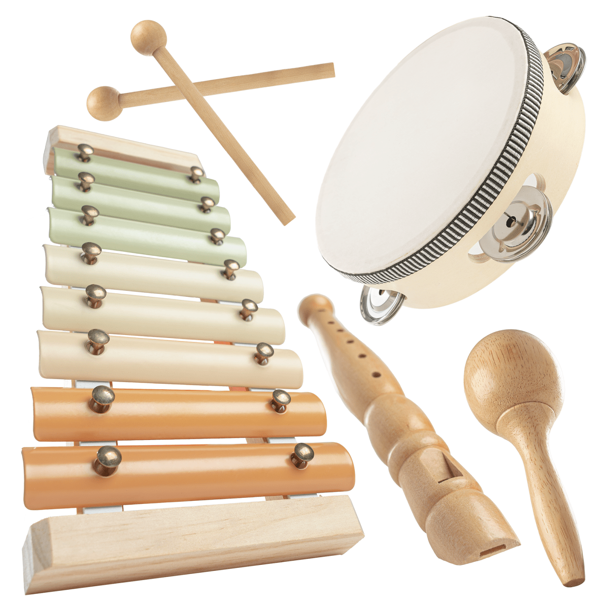 Comfy Cubs Comfy Cubs 4 Piece Kids Musical Instrument Set for Toddlers - Everetts Place Boutique - 