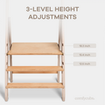 Comfy Cubs Adjustable Montessori Step Stool For Kids Ages 3 And Up Blush Comfy Cubs 