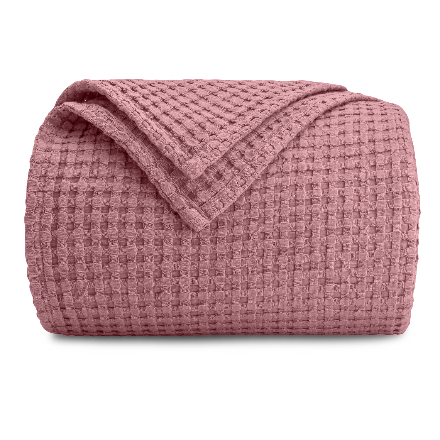 Comfy Cubs Adult Waffle Blanket Mauve Soft Cotton Cozy Comfy Cubs Everetts Place: Online Boutique 48.99