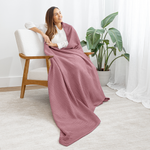Comfy Cubs Adult Waffle Blanket Mauve Soft Cotton Cozy Comfy Cubs Everetts Place: Online Boutique