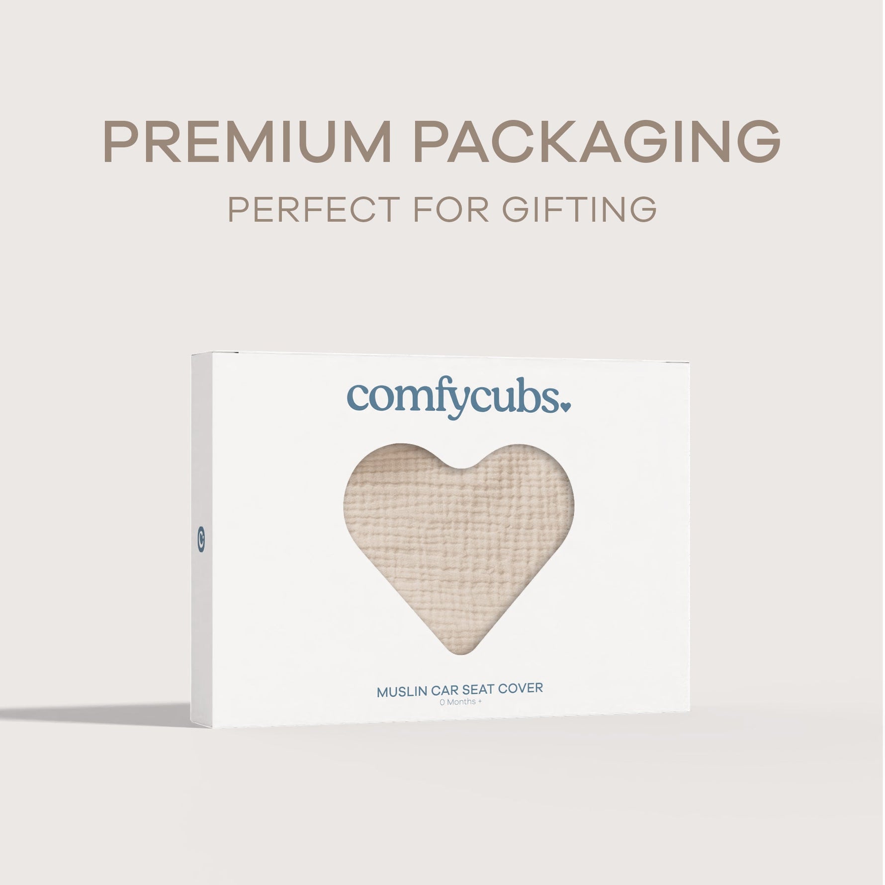 Comfy Cubs Baby Car Seat Cover In Sand Breathable Canopy Comfy Cubs Everetts Place: Online Boutique