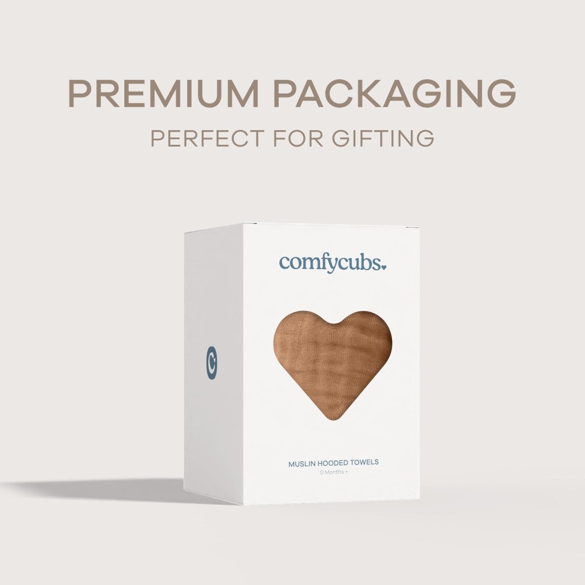 Comfy Cubs Comfy Cubs Baby Hooded Bath Towel Caramel Soft Cozy - Everetts Place Boutique - 