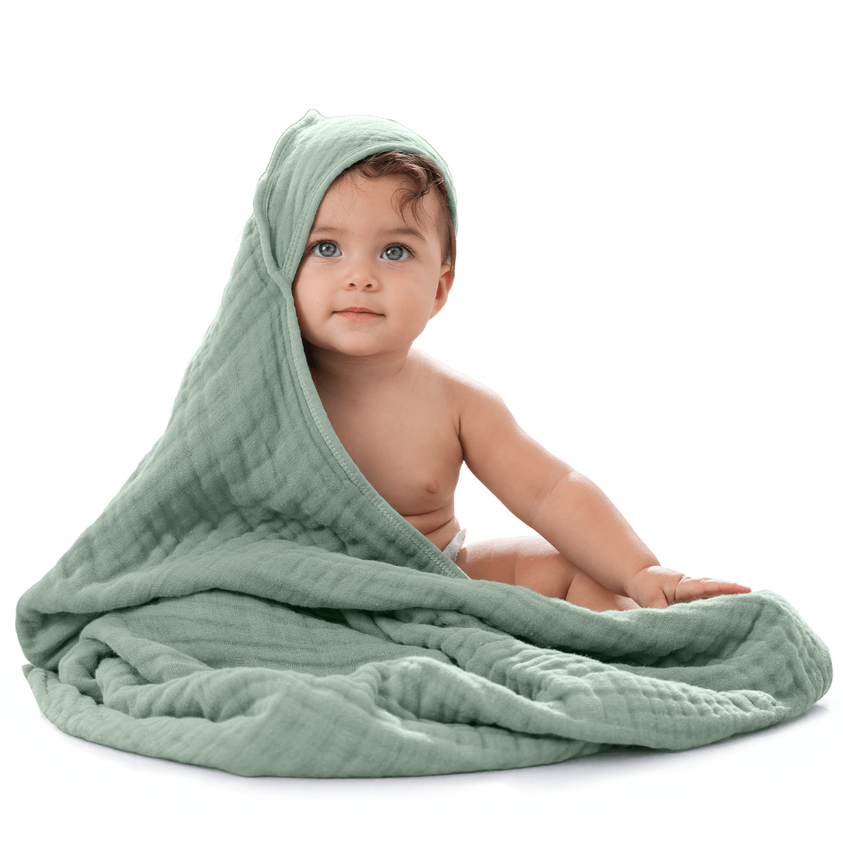 Comfy Cubs Comfy Cubs Baby Hooded Towels Fern Bath Towels Soft - Everetts Place Boutique - 