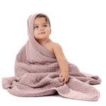 Comfy Cubs Baby Hooded Towels Mauve Bath Wrap 6 Layer Comfy Cubs Everetts Place: Online Boutique 24.99