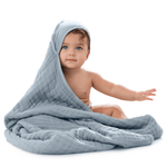 Comfy Cubs Comfy Cubs Baby Hooded Towels Pacific Blue Soft Plush - Everetts Place Boutique - 