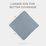 Comfy Cubs Comfy Cubs Baby Hooded Towels Pacific Blue Soft Plush - Everetts Place Boutique - 