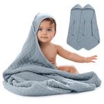 Comfy Cubs Comfy Cubs Baby Hooded Towels Pacific Blue Soft Plush - Everetts Place Boutique - 