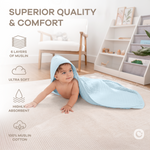 Comfy Cubs Baby Hooded Towels Sky Blue Soft Bath Wrap Comfy Cubs Everetts Place: Online Boutique