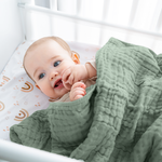 Comfy Cubs Baby Muslin Blanket Fern Cozy Soft Large Size Comfy Cubs Everetts Place: Online Boutique