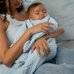 Comfy Cubs Baby Muslin Blanket Sky Blue Soft Cozy Gift Comfy Cubs Everetts Place: Online Boutique