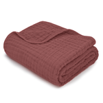 Comfy Cubs Baby Muslin Blanket in Wine Color Soft Cozy Comfy Cubs Everetts Place: Online Boutique