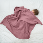 Comfy Cubs Baby Waffle Blanket Mauve Soft 100 Percent Cotton Comfy Cubs Everetts Place: Online Boutique