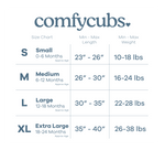 Comfy Cubs Blue Sleep Sacks Baby Sleepwear Sizing Options Comfy Cubs Everetts Place: Online Boutique
