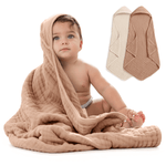 Comfy Cubs Comfy Cubs Cedar Sand Baby Hooded Towels for Bath Time - Everetts Place Boutique - 