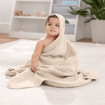 Comfy Cubs Comfy Cubs Cedar Sand Baby Hooded Towels for Bath Time - Everetts Place Boutique - 