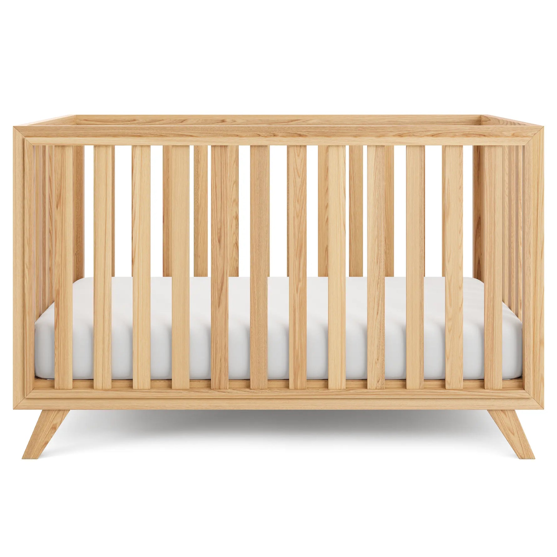 Comfy Cubs Convertible Baby Crib Natural Wood For 0 To 3 Years Comfy Cubs 