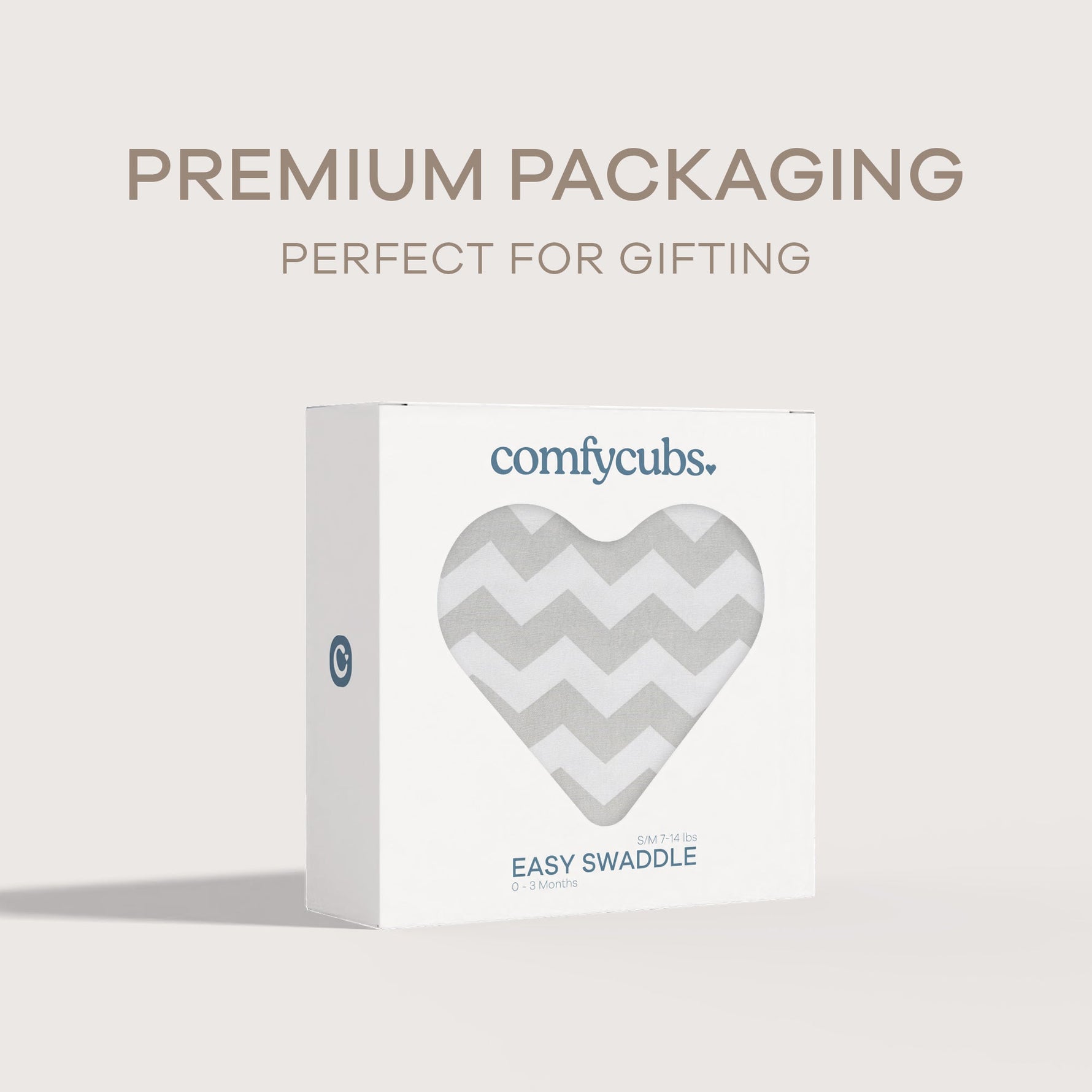 Comfy Cubs Easy Swaddle Blanket Gray Chevron Pack Of 1 Comfy Cubs Everetts Place: Online Boutique