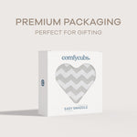 Comfy Cubs Easy Swaddle Blanket Gray Chevron Pack Of 1 Comfy Cubs Everetts Place: Online Boutique