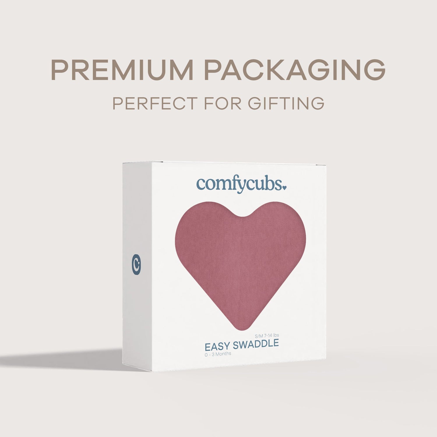 Comfy Cubs Easy Swaddle Blanket Mauve Newborn Pack Of 1 Comfy Cubs Everetts Place: Online Boutique