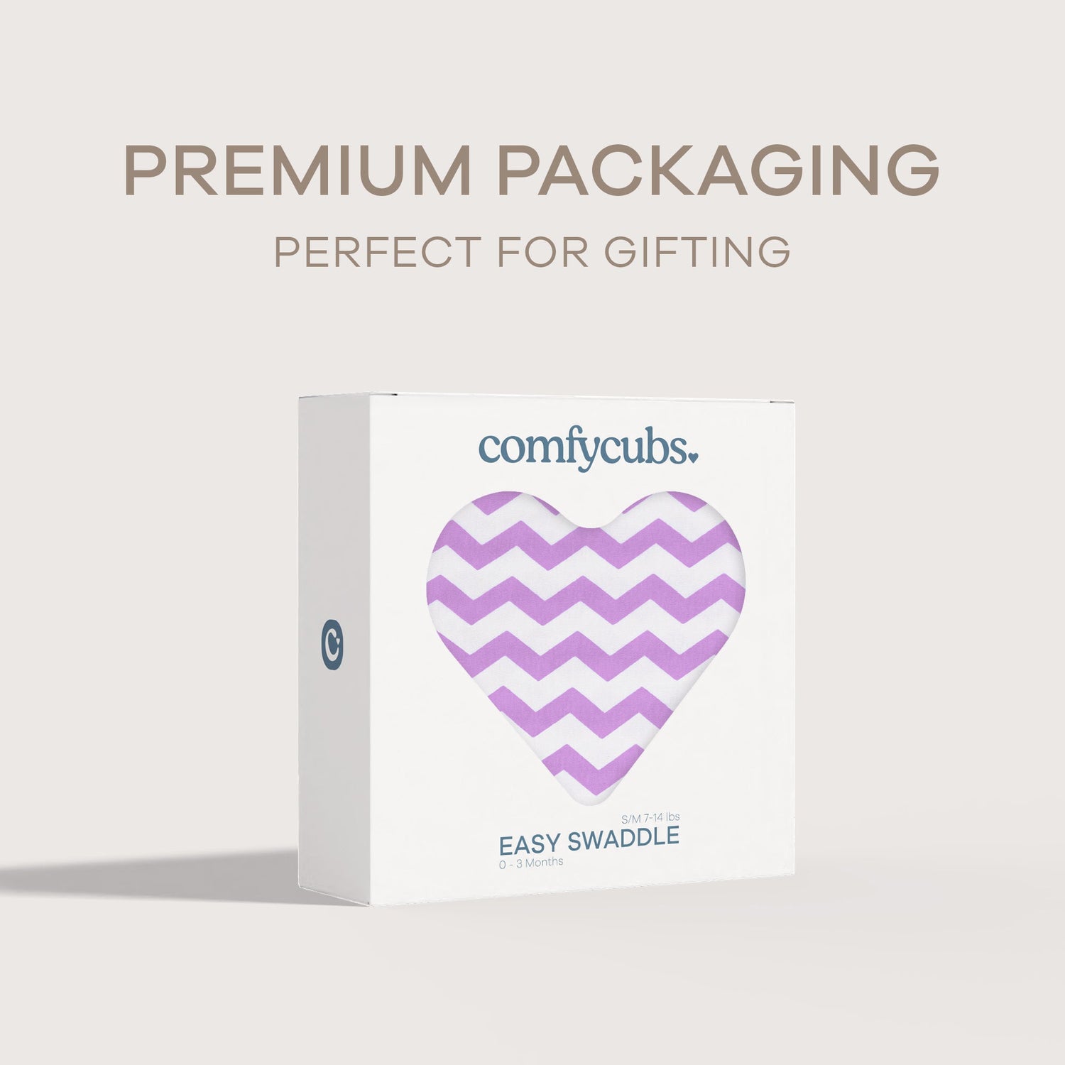 Comfy Cubs Easy Swaddle Blanket Purple Chevron Pack of 1 Comfy Cubs Everetts Place: Online Boutique