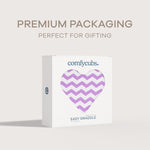 Comfy Cubs Easy Swaddle Blanket Purple Chevron Pack of 1 Comfy Cubs Everetts Place: Online Boutique