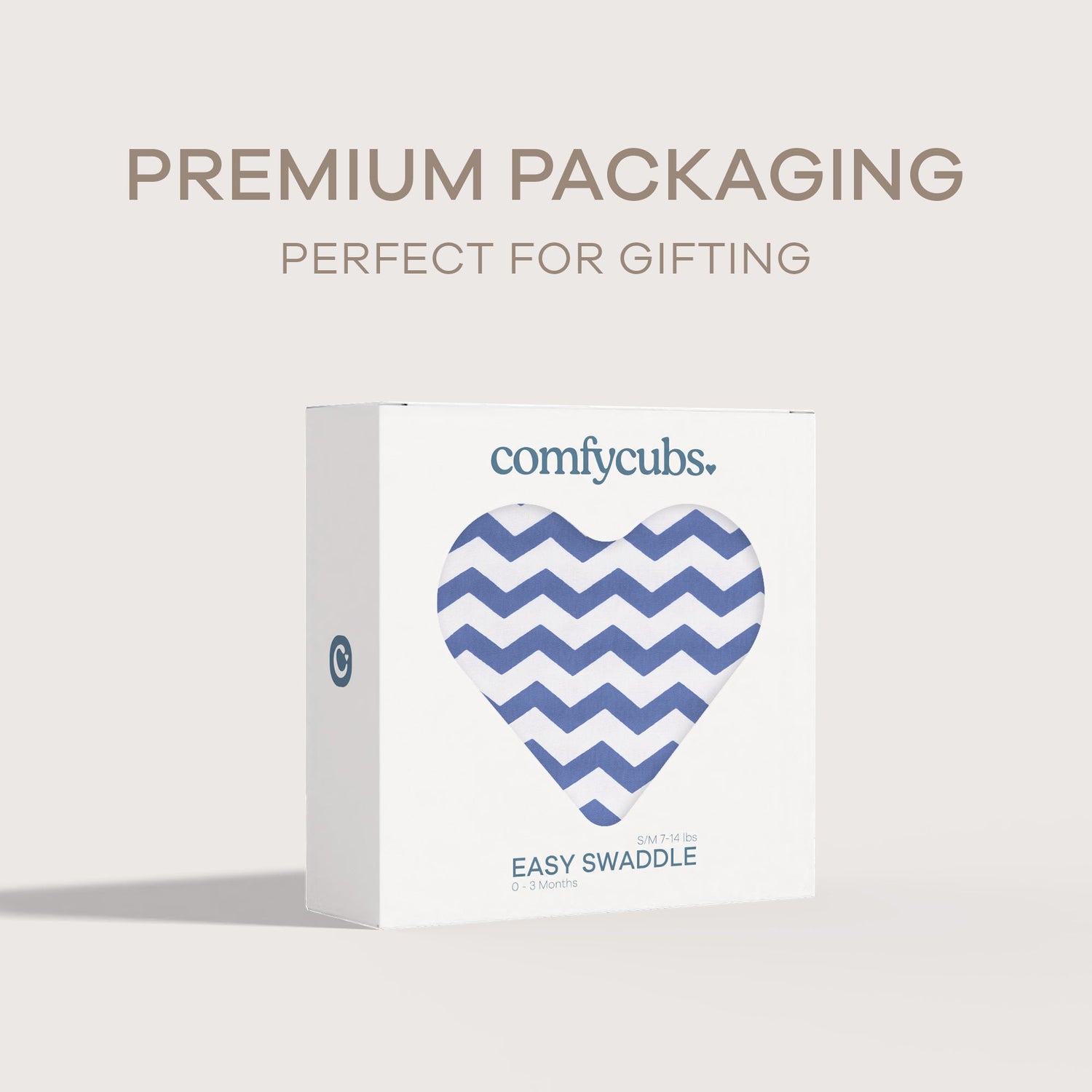 Comfy Cubs Easy Swaddle Blankets Dark Blue Chevron Pack 1 Comfy Cubs Everetts Place: Online Boutique