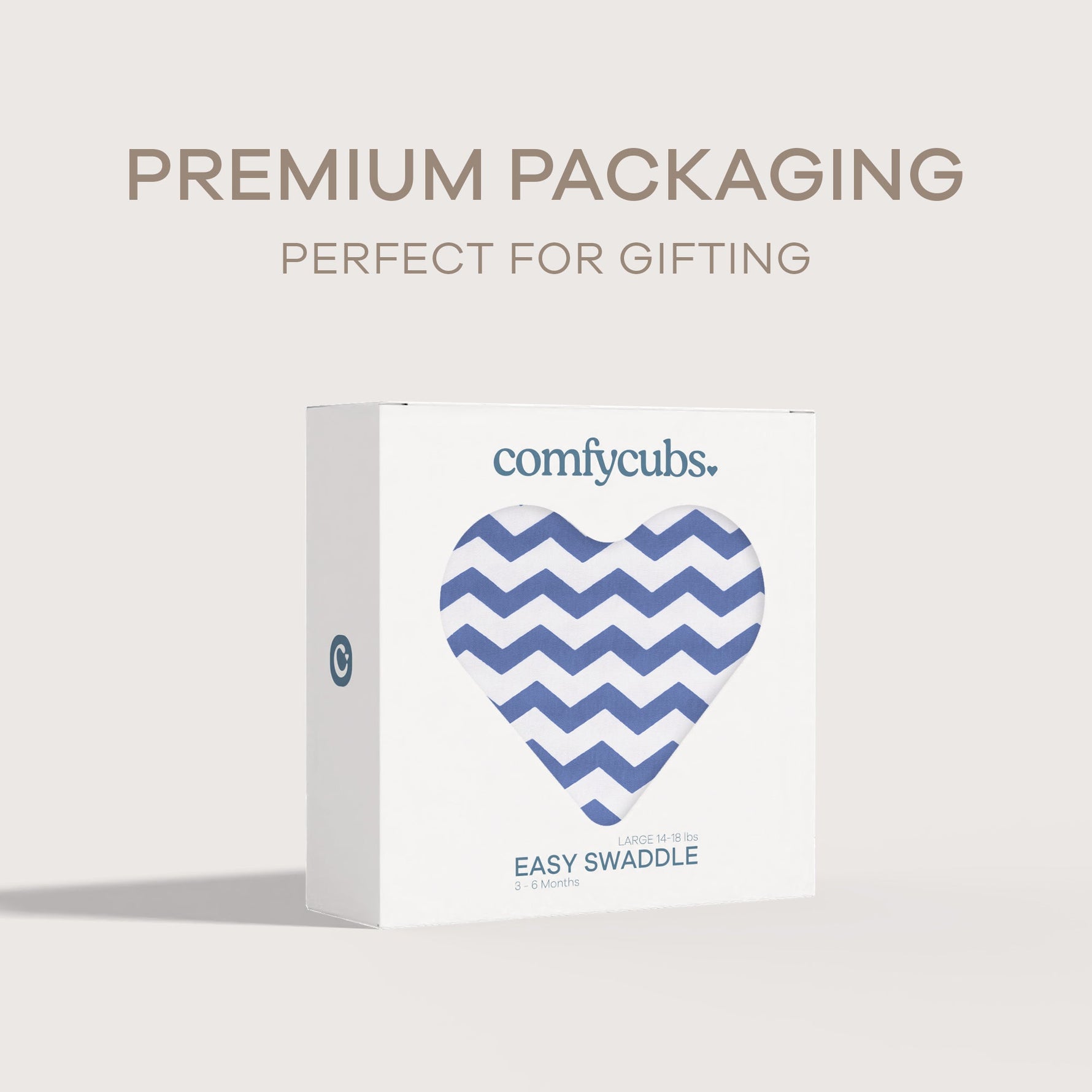 Comfy Cubs Easy Swaddle Blankets Dark Blue Chevron Pack 1 Comfy Cubs Everetts Place: Online Boutique