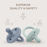 Comfy Cubs Multicolor Boy Pacifiers 5 Pack Silicone Nipple Comfy Cubs Everetts Place: Online Boutique