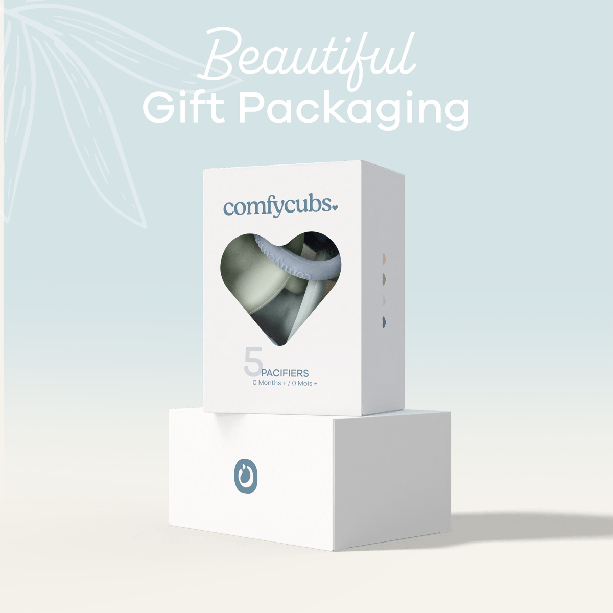 Comfy Cubs Comfy Cubs Multicolor Boy Pacifiers 5 Pack Silicone Nipple - Everetts Place Boutique - 