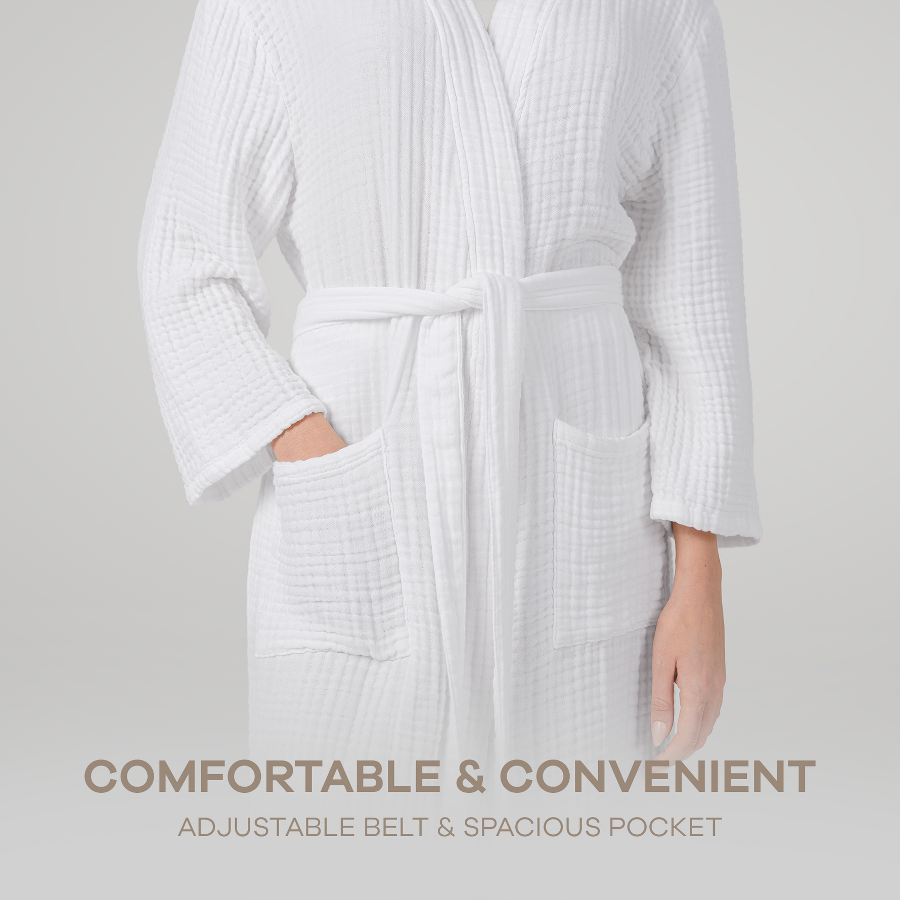 Comfy Cubs Muslin Bathrobe Hooded White 4 Layer Cotton Comfy Cubs Everetts Place: Online Boutique