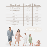 Comfy Cubs Muslin Bathrobe Hooded White 4 Layer Cotton Comfy Cubs Everetts Place: Online Boutique