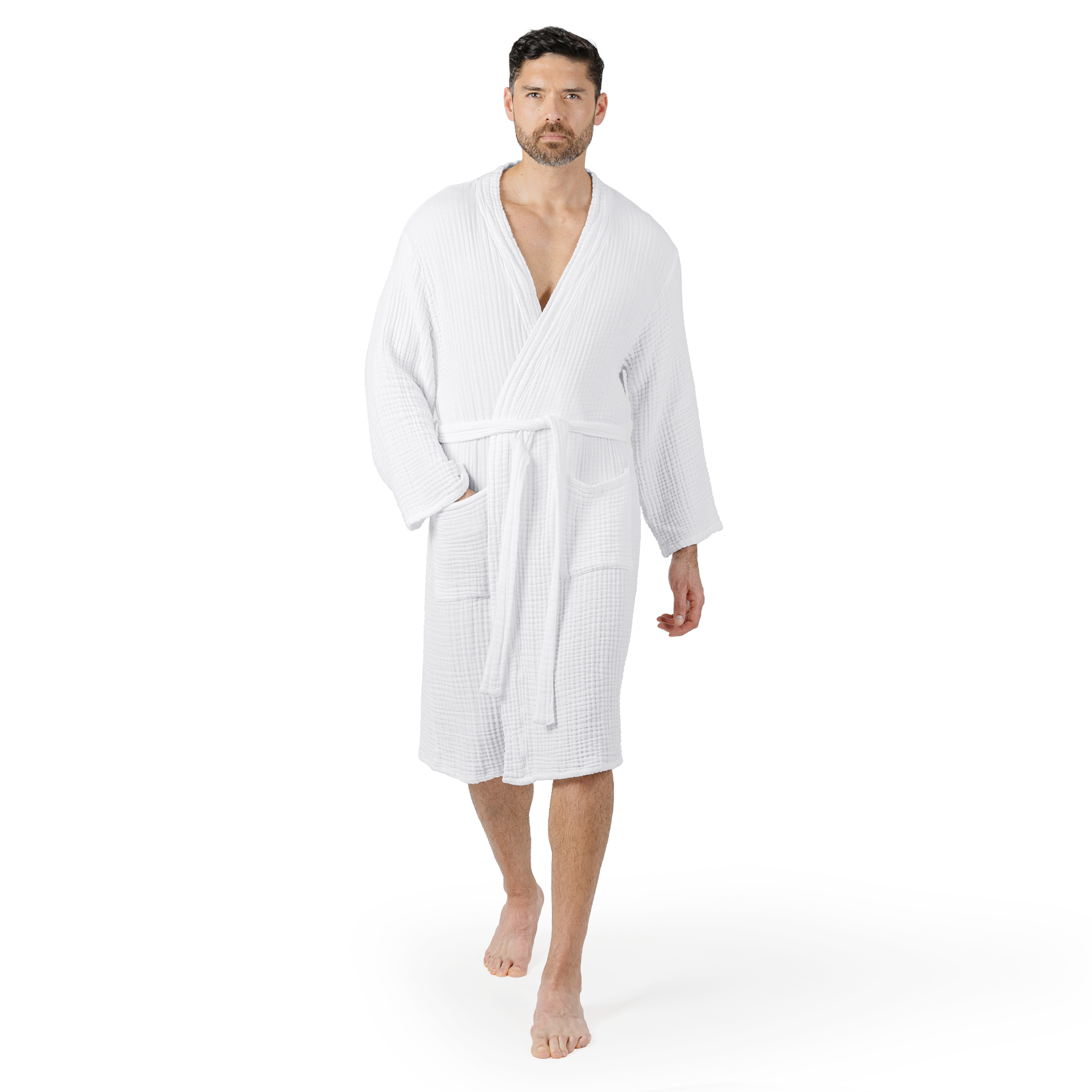 Comfy Cubs Muslin Bathrobe Hooded White 4 Layer Cotton Comfy Cubs Everetts Place: Online Boutique 47.99
