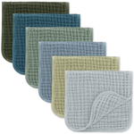 Comfy Cubs Comfy Cubs Muslin Burp Cloths Set Multi Boy Soft Absorbent - Everetts Place Boutique - 