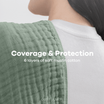 Comfy Cubs Comfy Cubs Muslin Burp Cloths Set Multi Boy Soft Absorbent - Everetts Place Boutique - 