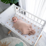 Comfy Cubs Muslin Swaddle Blankets 4 Pack Cream Blush Mauve Comfy Cubs Everetts Place: Online Boutique