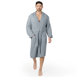 Comfy Cubs Pacific Blue Muslin Bathrobe 100 Percent Cotton Comfy Cubs Everetts Place: Online Boutique