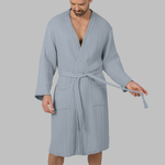 Comfy Cubs Pacific Blue Muslin Bathrobe 100 Percent Cotton Comfy Cubs Everetts Place: Online Boutique