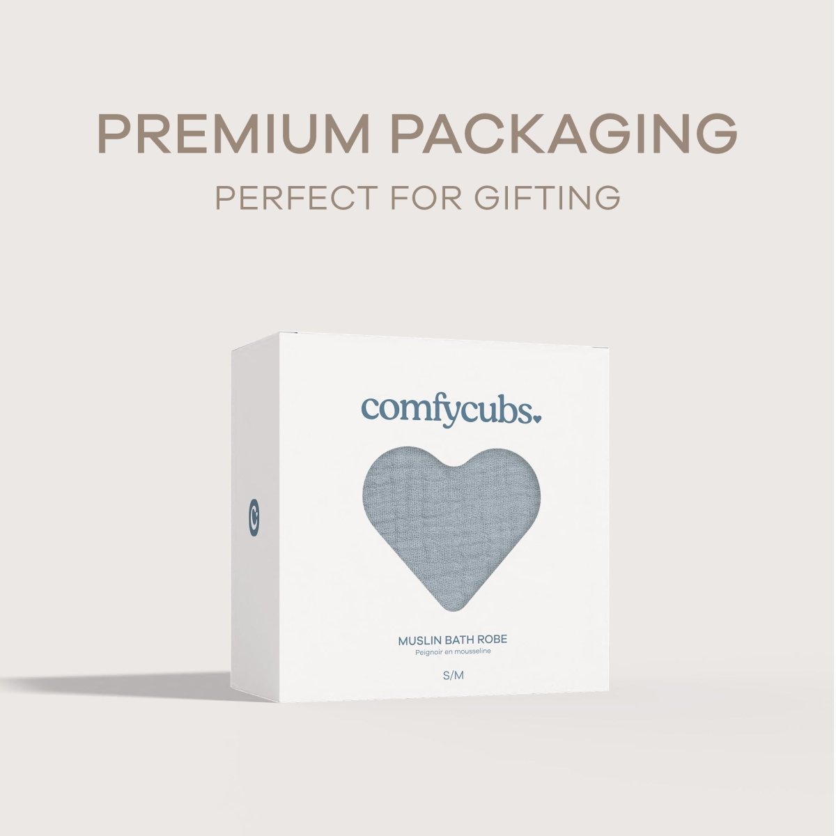 Comfy Cubs Comfy Cubs Pacific Blue Muslin Bathrobe 100 Percent Cotton - Everetts Place Boutique - 