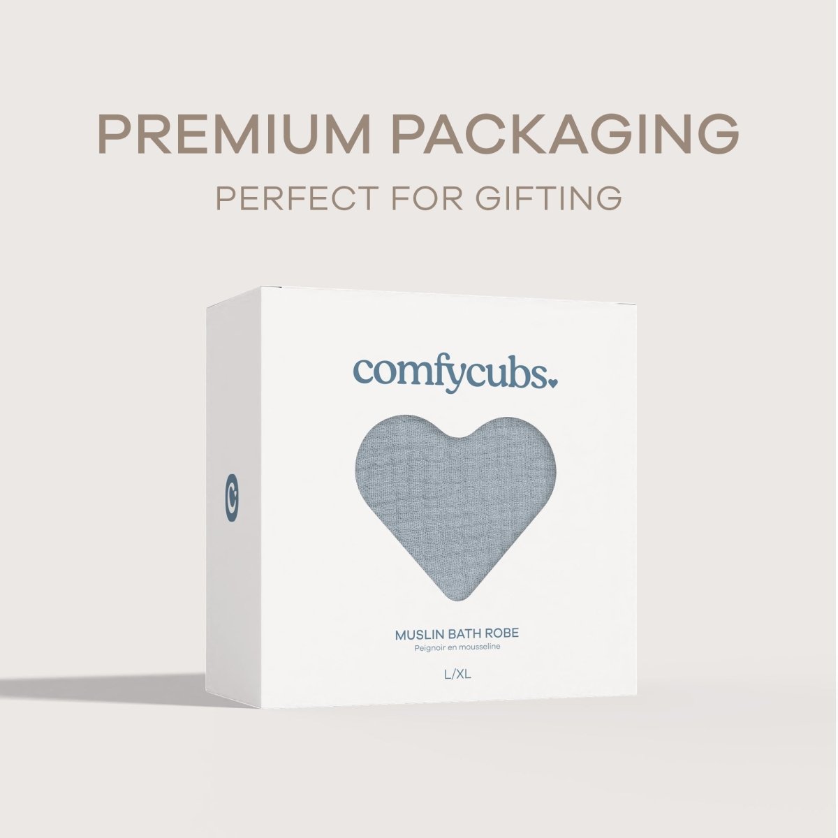 Comfy Cubs Comfy Cubs Pacific Blue Muslin Bathrobe 100 Percent Cotton - Everetts Place Boutique - 