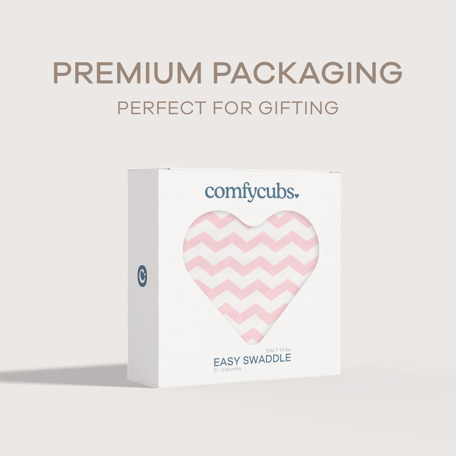 Comfy Cubs Pink Chevron Easy Swaddle Blanket Pack 1 Comfy Cubs Everetts Place: Online Boutique