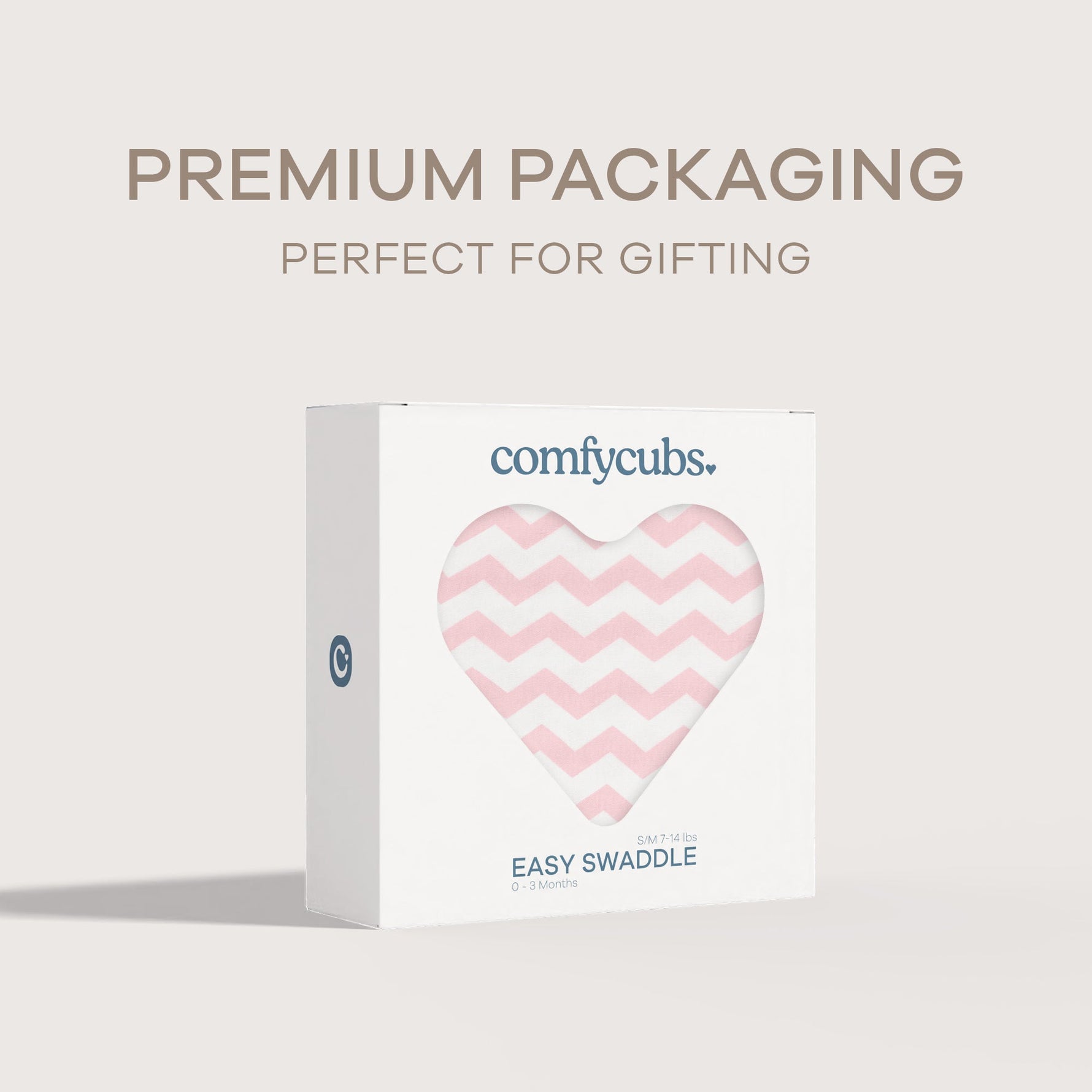 Comfy Cubs Pink Chevron Easy Swaddle Blanket Pack 1 Comfy Cubs Everetts Place: Online Boutique