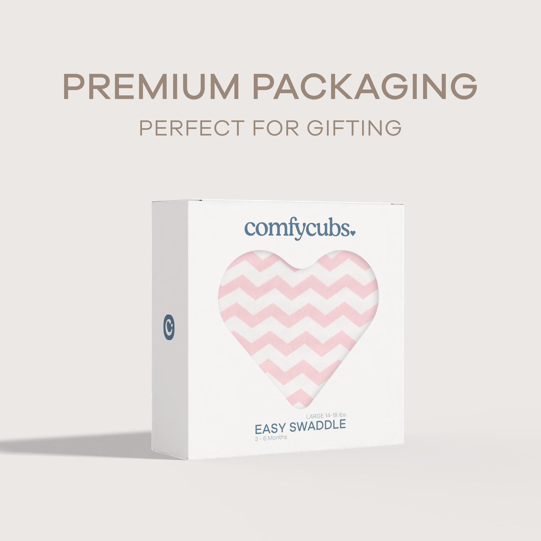 Comfy Cubs Pink Chevron Easy Swaddle Blanket Pack 1 Comfy Cubs Everetts Place: Online Boutique