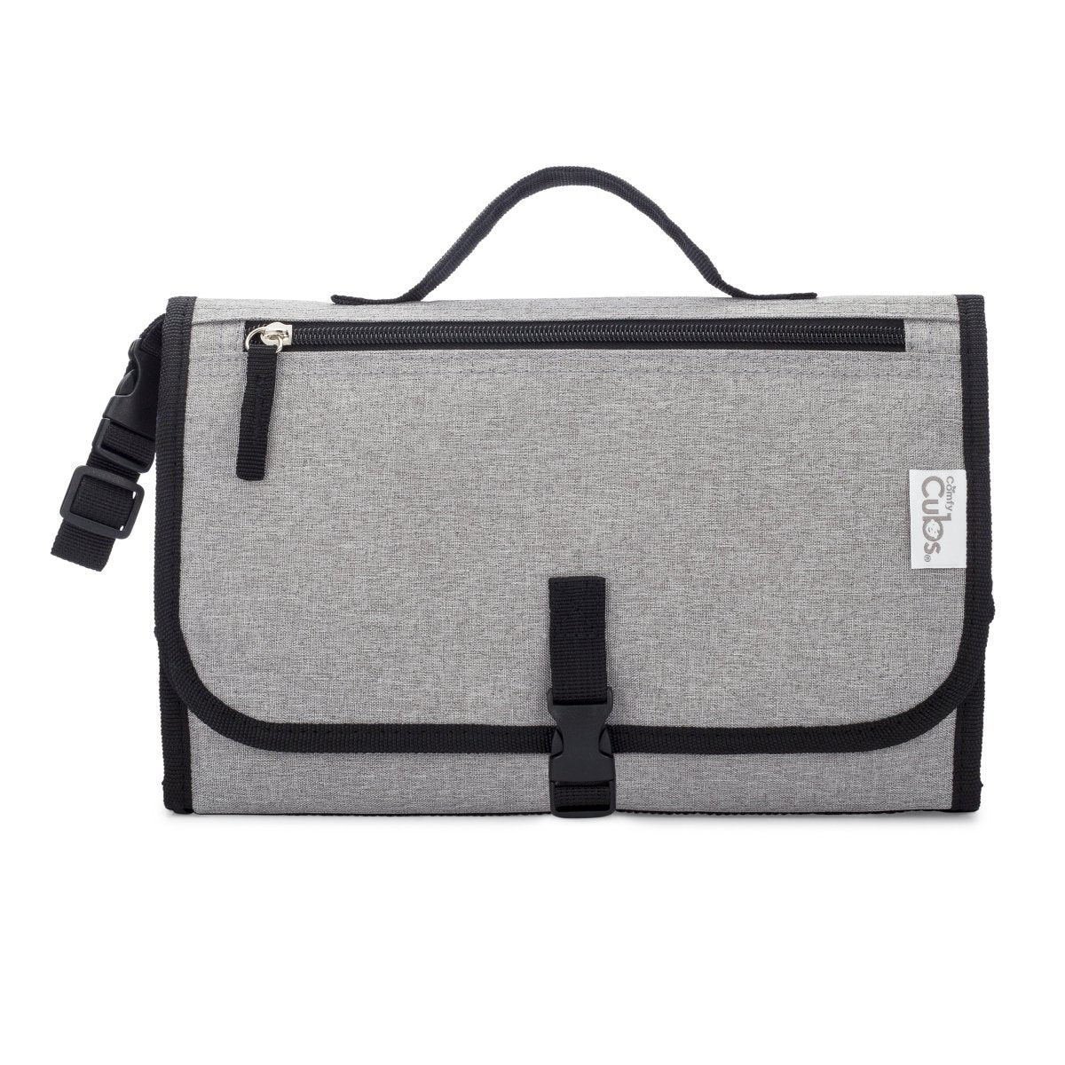 Comfy Cubs Comfy Cubs Portable Changing Pad Solid Grey On The Go - Everetts Place Boutique - 