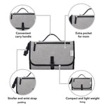 Comfy Cubs Portable Changing Pad Solid Grey On The Go Comfy Cubs Everetts Place: Online Boutique