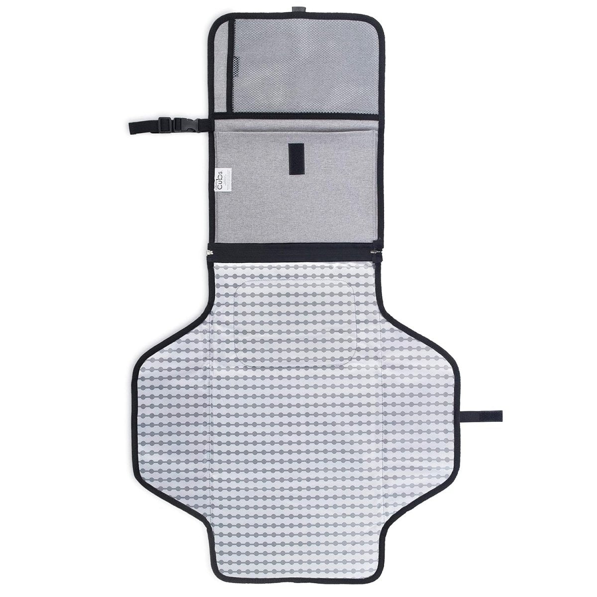 Comfy Cubs Comfy Cubs Portable Changing Pad Solid Grey On The Go - Everetts Place Boutique - 