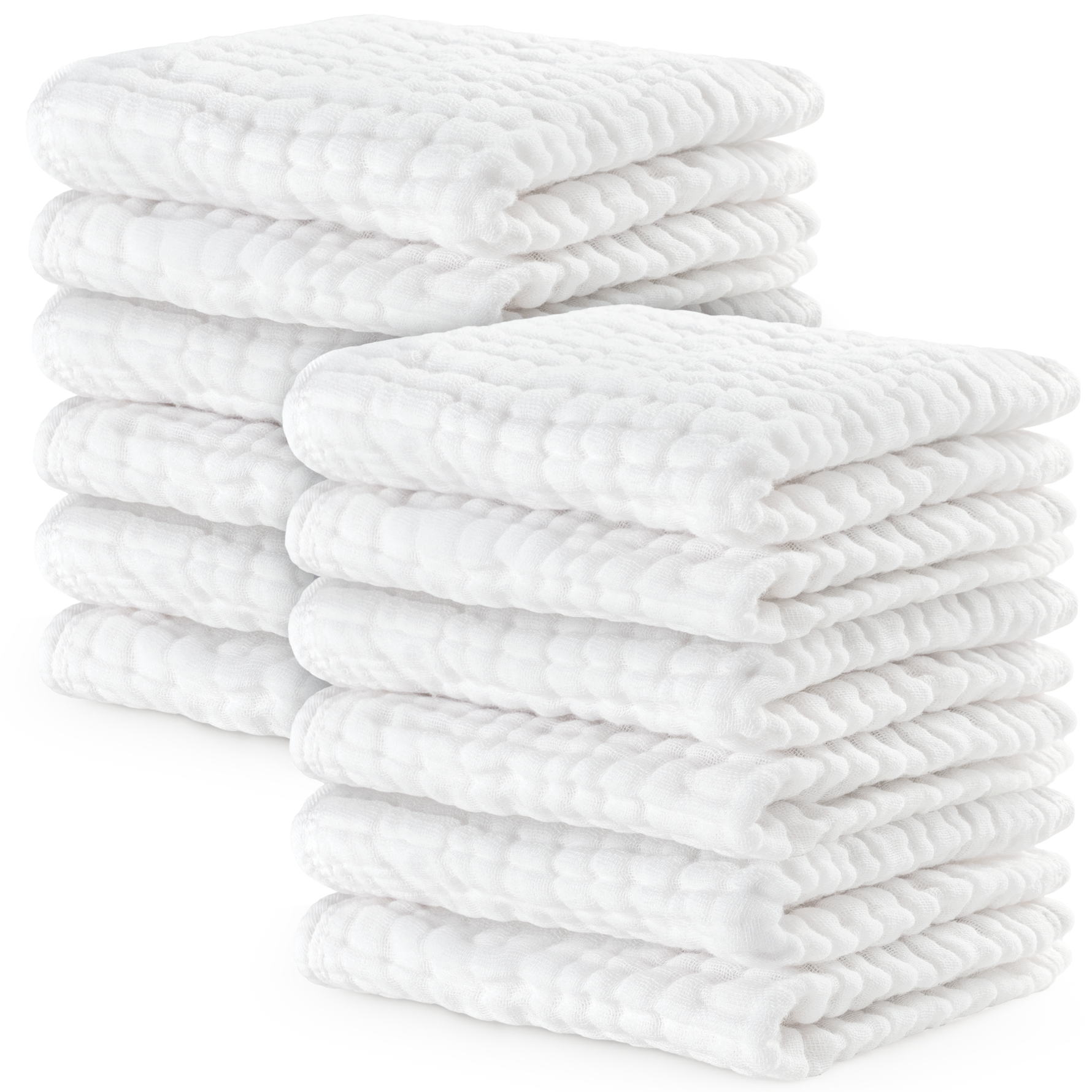 Comfy Cubs Premium Muslin Washcloths For Baby White Comfy Cubs Everetts Place: Online Boutique 24.99