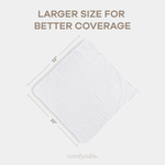 Comfy Cubs Soft Baby Hooded Towel White Plush Bath Wrap Comfy Cubs Everetts Place: Online Boutique