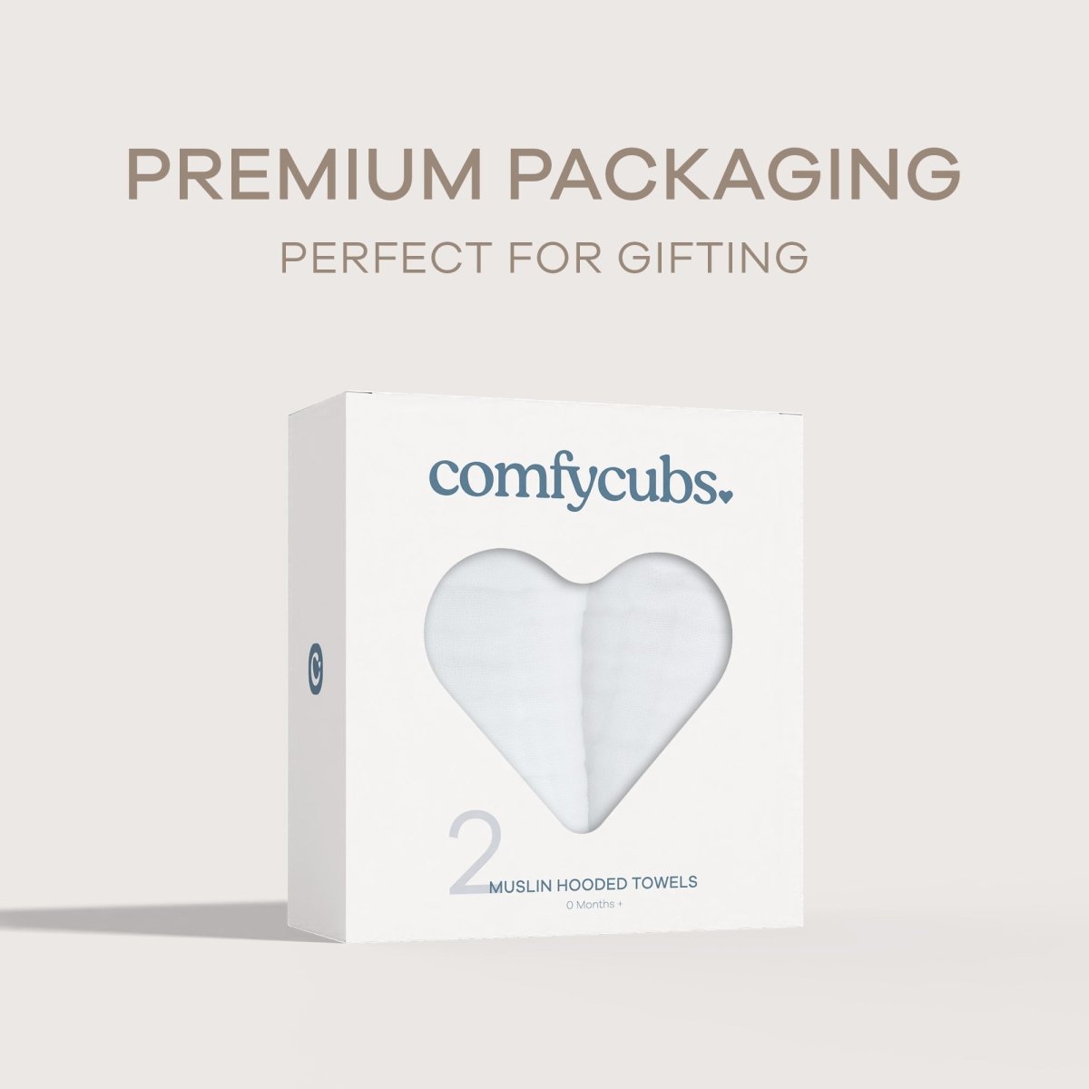 Comfy Cubs Comfy Cubs Soft Baby Hooded Towel White Plush Bath Wrap - Everetts Place Boutique - 